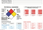 NFPA Chemical Identification Diamond Sign | HCL Labels, Inc.