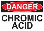 Chromic acid dangers