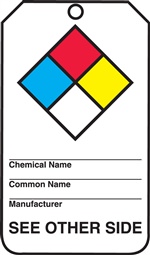 Safety Tag - Hazardous Material (Blank) | HCL Labels