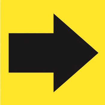 Yellow Arrow Label